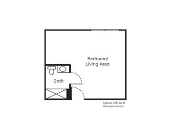 Floorplan of Greenwood Place, Assisted Living, Melbourne, FL 1