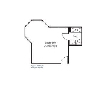 Floorplan of Greenwood Place, Assisted Living, Melbourne, FL 3