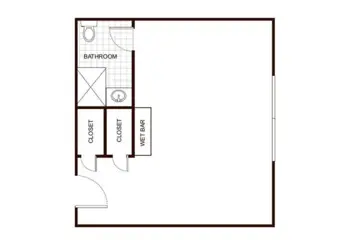 Floorplan of Homeplace of Burlington, Assisted Living, Burlington, NC 2