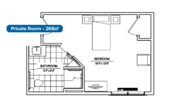 Floorplan of Maple Court, Assisted Living, Powell, TN 2