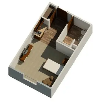 Floorplan of Meridian Acres, Assisted Living, Sanford, MI 4