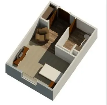 Floorplan of Meridian Acres, Assisted Living, Sanford, MI 5