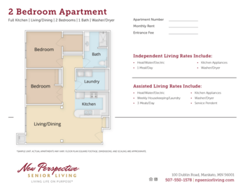 Floorplan of New Perspective Mankato, Assisted Living, Memory Care, Mankato, MN 2