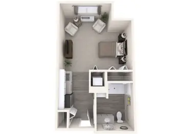 Floorplan of The Sheridan at Mason, Assisted Living, Mason, OH 2