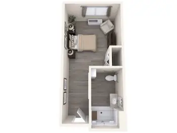 Floorplan of The Sheridan at Mason, Assisted Living, Mason, OH 4