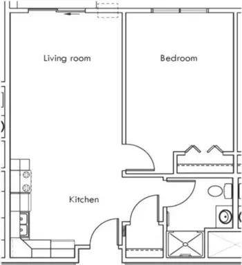 Floorplan of Twin Town Villa, Assisted Living, Memory Care, Breckenridge, MN 2