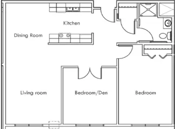 Floorplan of Twin Town Villa, Assisted Living, Memory Care, Breckenridge, MN 3