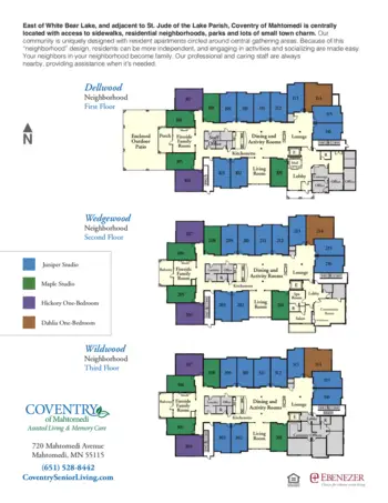 Floorplan of Coventry of Mahtomedi Memory Care, Assisted Living, Memory Care, Mahtomedi, MN 1