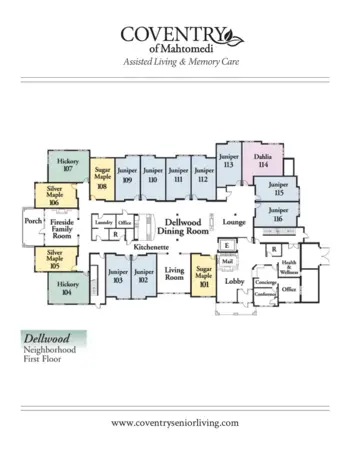 Floorplan of Coventry of Mahtomedi Memory Care, Assisted Living, Memory Care, Mahtomedi, MN 3