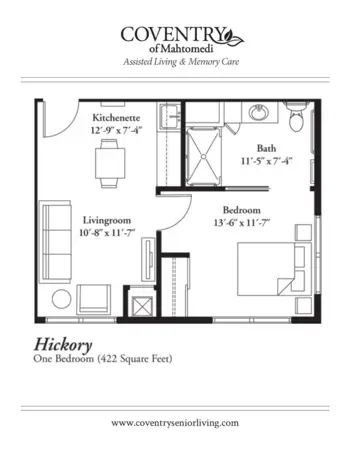 Floorplan of Coventry of Mahtomedi Memory Care, Assisted Living, Memory Care, Mahtomedi, MN 4
