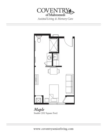 Floorplan of Coventry of Mahtomedi Memory Care, Assisted Living, Memory Care, Mahtomedi, MN 5