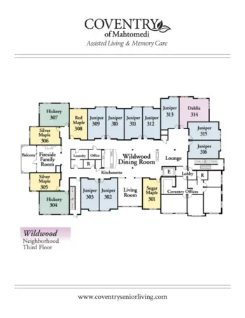 Floorplan of Coventry of Mahtomedi Memory Care, Assisted Living, Memory Care, Mahtomedi, MN 6