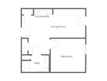 Floorplan of Kingston Residence of Perrysburg, Assisted Living, Perrysburg, OH 1
