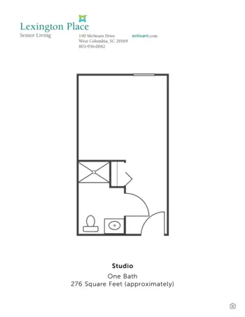 Floorplan of Lexington Place, Assisted Living, West Columbia, SC 1