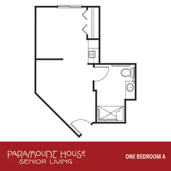 Floorplan of Paramount House Senior Living, Assisted Living, Vacaville, CA 1