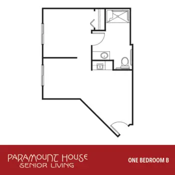 Floorplan of Paramount House Senior Living, Assisted Living, Vacaville, CA 2
