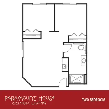 Floorplan of Paramount House Senior Living, Assisted Living, Vacaville, CA 3