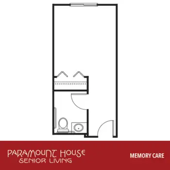 Floorplan of Paramount House Senior Living, Assisted Living, Vacaville, CA 4