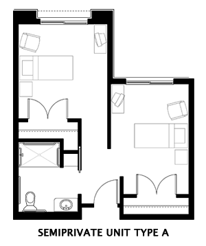 Floorplan of The Lakes, Assisted Living, Banning, CA 15