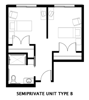 Floorplan of The Lakes, Assisted Living, Banning, CA 16