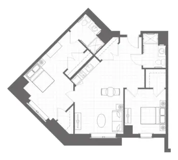 Floorplan of The Residence at Salem Woods, Assisted Living, Salem, NH 3