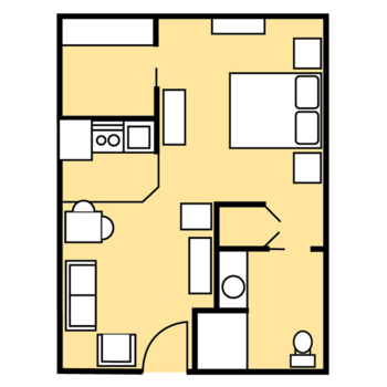 Floorplan of Benton House of Stockbridge, Assisted Living, Stockbridge, GA 2