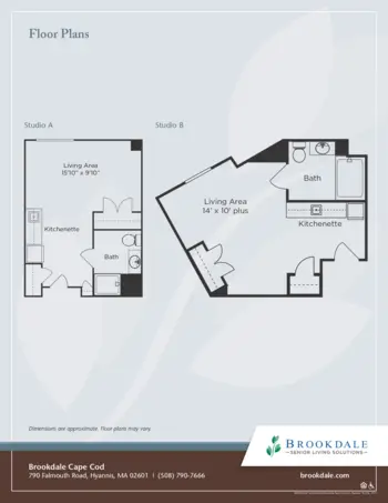 Floorplan of Brookdale Cape Cod, Assisted Living, Hyannis, MA 1