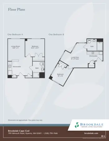 Floorplan of Brookdale Cape Cod, Assisted Living, Hyannis, MA 2
