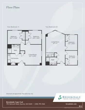 Floorplan of Brookdale Cape Cod, Assisted Living, Hyannis, MA 3