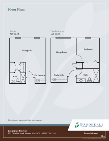 Floorplan of Brookdale Murray, Assisted Living, Murray, KY 1