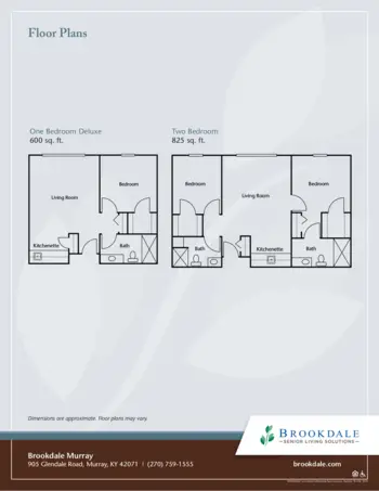 Floorplan of Brookdale Murray, Assisted Living, Murray, KY 2