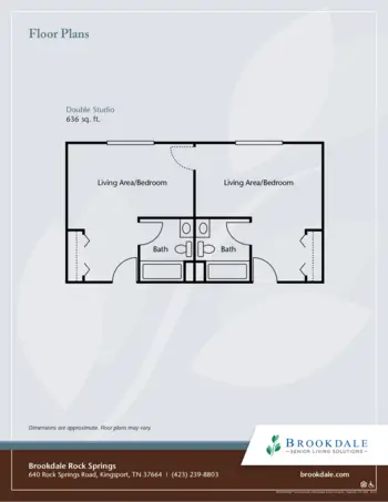 Floorplan of Brookdale Rock Springs, Assisted Living, Kingsport, TN 3