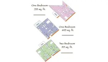 Floorplan of Carveth Village, Assisted Living, Middleville, MI 2