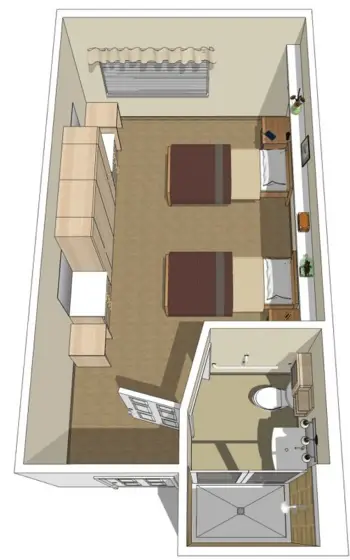 Floorplan of Crossroads at Lakewood, Assisted Living, Memory Care, Lakewood, CO 2