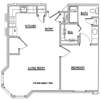 Floorplan of Hilty Home, Assisted Living, Pandora, OH 3