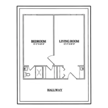 Floorplan of Hilty Home, Assisted Living, Pandora, OH 6