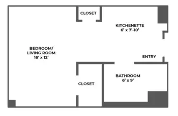 Floorplan of Prospect House, Assisted Living, Revere, MA 2