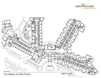 Floorplan of The Waters of Eden Prairie, Assisted Living, Memory Care, Eden Prairie, MN 7