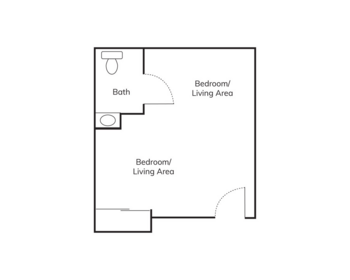 Floorplan of Timberdale Trace, Assisted Living, Memory Care, Owatonna, MN 3