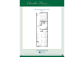 Floorplan of Chandler House, Assisted Living, Jefferson City, TN 2
