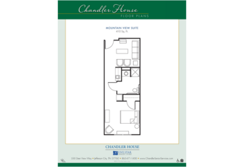 Floorplan of Chandler House, Assisted Living, Jefferson City, TN 3