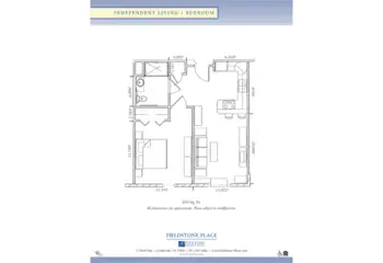 Floorplan of Fieldstone Place, Assisted Living, Clarksville, TN 3