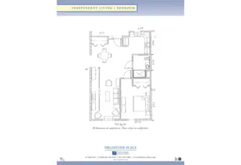 Floorplan of Fieldstone Place, Assisted Living, Clarksville, TN 4
