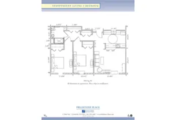 Floorplan of Fieldstone Place, Assisted Living, Clarksville, TN 8