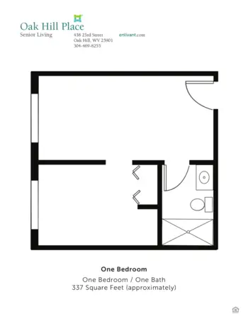 Floorplan of Oak Hill Place, Assisted Living, Oak Hill, WV 3