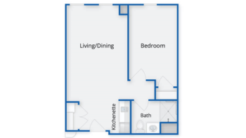 Floorplan of Robbins Brook, Assisted Living, Acton, MA 1