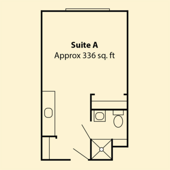 Floorplan of Senior Suites of Urbandale, Assisted Living, Urbandale, IA 2