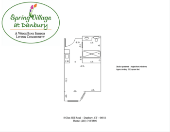 Floorplan of Spring Village at Danbury, Assisted Living, Danbury, CT 3