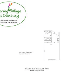 Floorplan of Spring Village at Danbury, Assisted Living, Danbury, CT 6