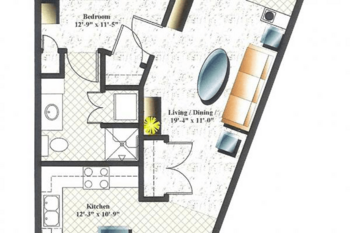 Floorplan of Stonebrook Village at Windsor Locks, Assisted Living, Windsor Locks, CT 1